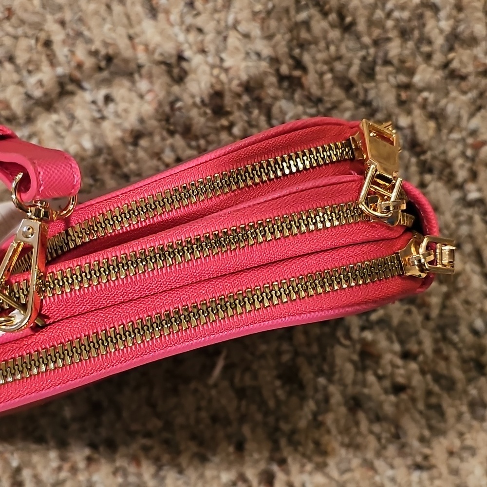 NEW MALI + LILI Stylish Pink Crossbody Bag..free Shipping - Picture 5 of 7